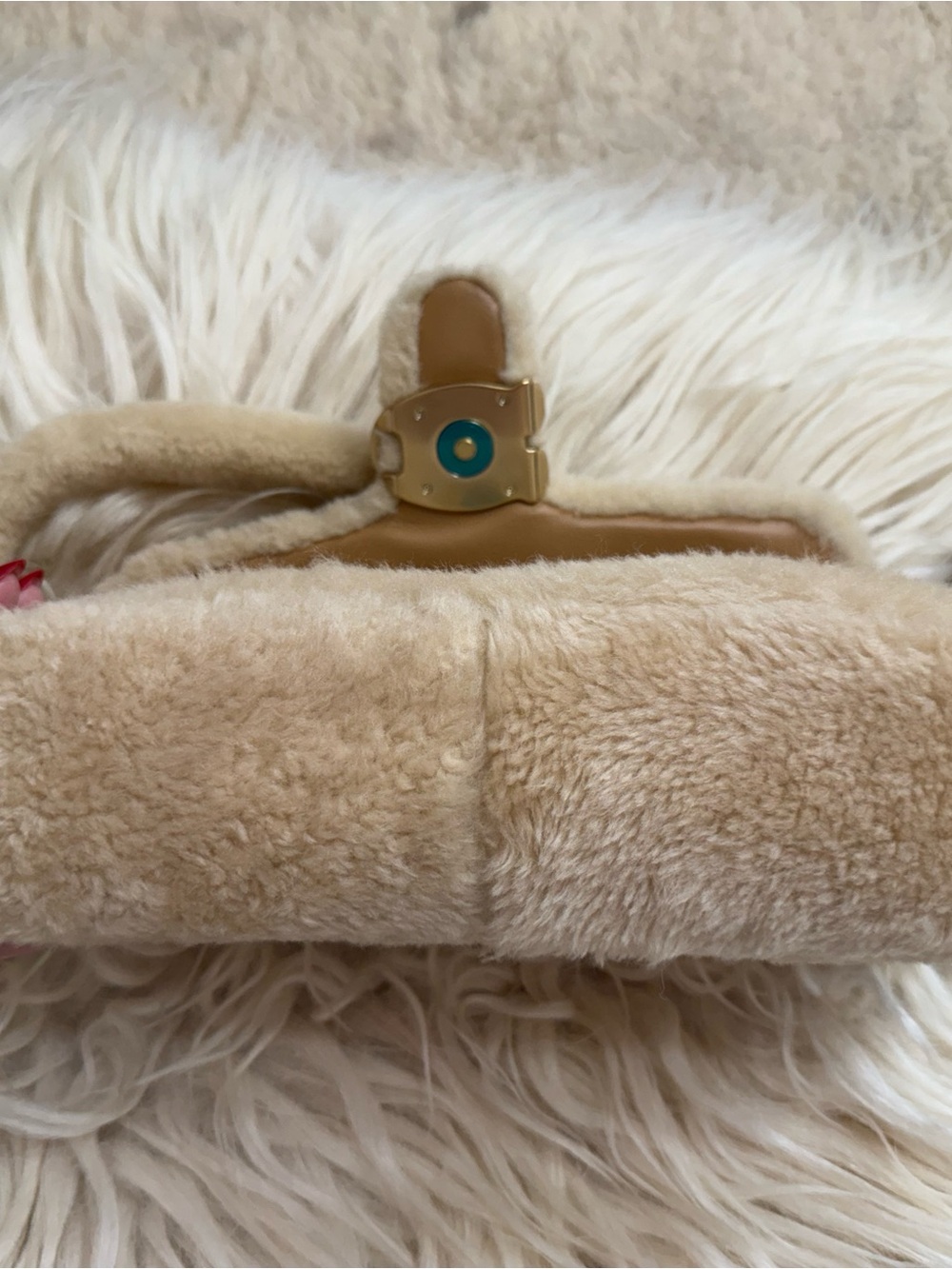 Coach Pillow Tabby Shoulder Bag Shearling 26 - Picture 11 of 15